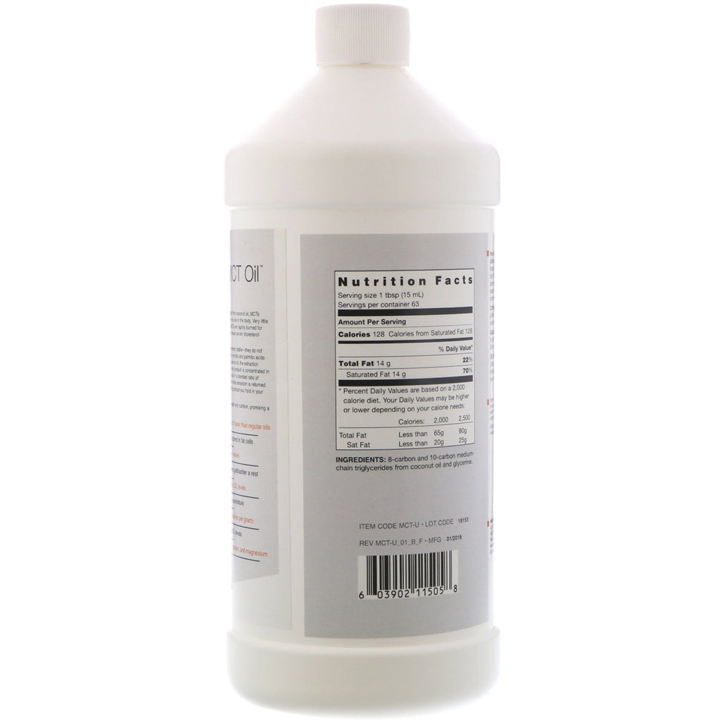 Life Enhancement, Utra Pure MCT Oil, 32 fl oz (0,95 L)