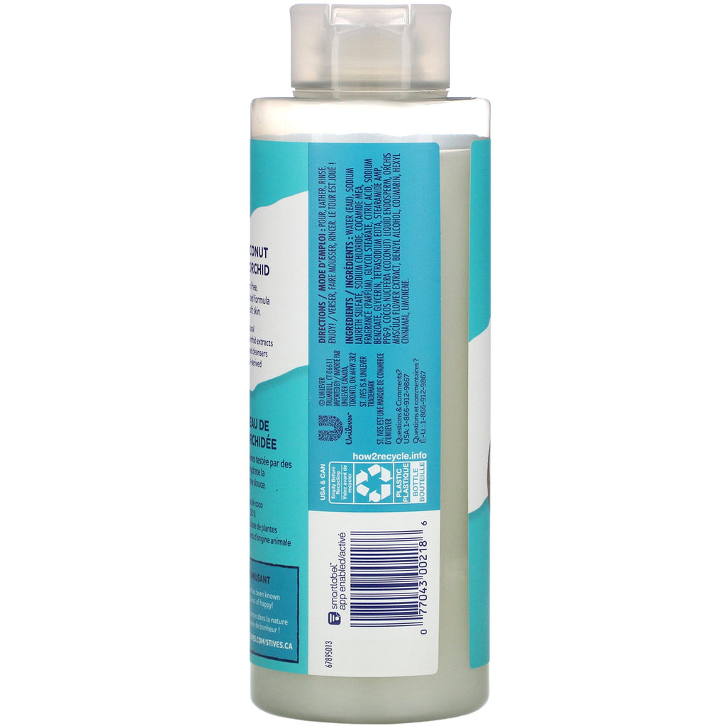 St. Ives, Hydrating Body Wash, Coconut Water &amp; Orchid, 16 fl oz (473 ml)