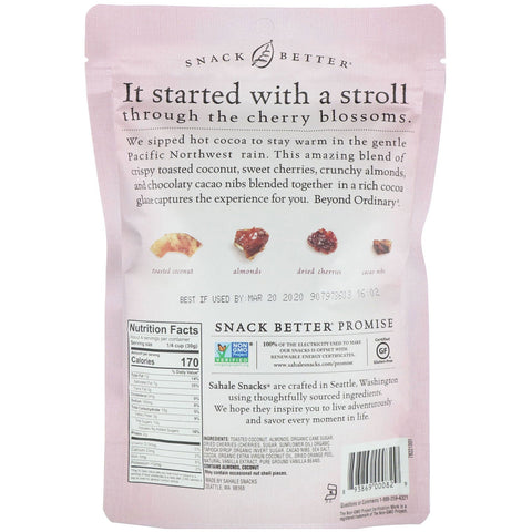Sahale Snacks, Snack Mix, Cherry Kakao Mandel Coconut, 4,5 oz (128 g)