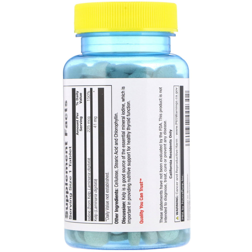 Nature's Life, algas islandesas, 250 tabletas