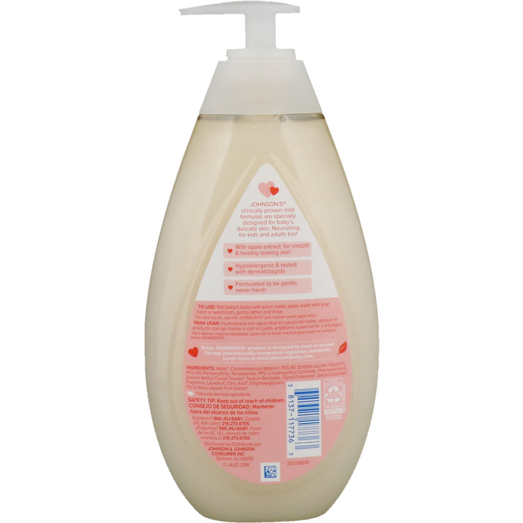 Johnson &amp; Johnson, Skin Nourish, Jabón de manzana dulce, 500 ml (16,9 oz. líq.)