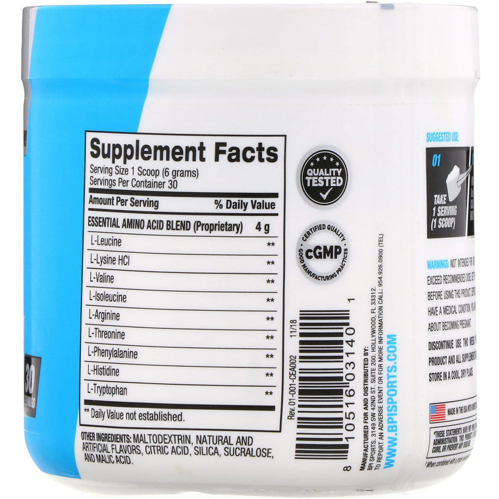 BPI Sports, Clinical Essential Aminos, Arctic Ice, 6.35 oz (180 g)