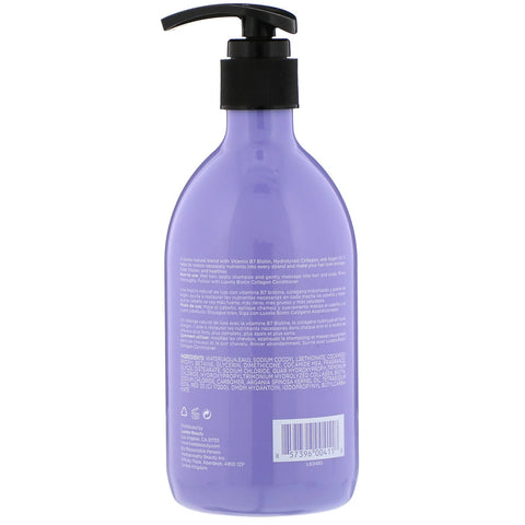 Luseta Beauty, Biotina y colágeno, Champú, 500 ml (16,9 oz. líq.)