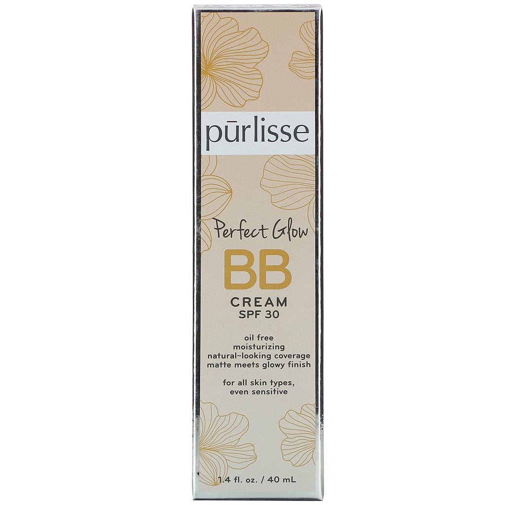 Purlisse, Perfect Glow, BB Cream, SPF 30, Medio, 1,4 fl oz (40 ml)