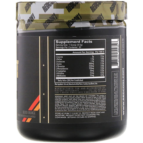 Redcon1, Grunt, EAA, Blood Orange, 10.05 oz (285 g)