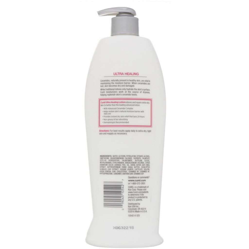 Curel, ultrahelende, intensiv lotion til ekstra tør, stram hud, 20 fl oz (591 ml)