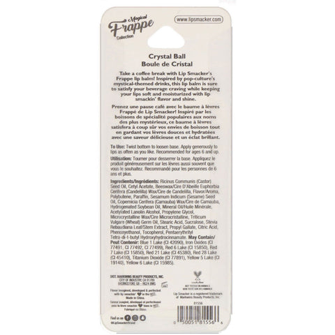 Lip Smacker, Frappe Cup Lip Balm, Crystal Ball, 0.26 oz (7.4 g)