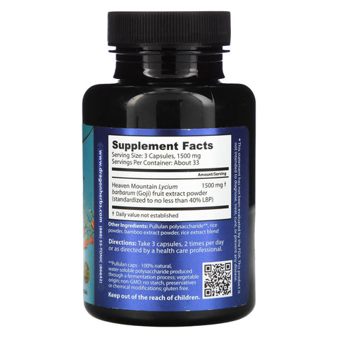 Dragon Herbs, Goji LBP-40, 500 mg, 100 Vegetarian Capsules