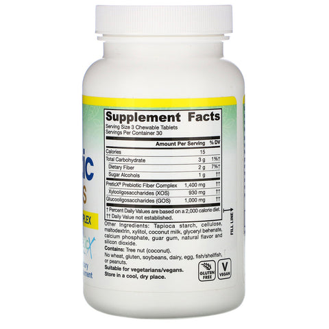 Jarrow Formulas, Prebióticos XOS+GOS, 90 tabletas masticables