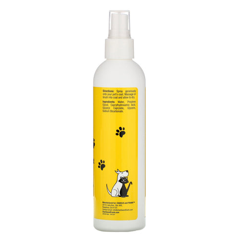 Charlie & Frank, Pet Smell Good Grooming Mist, Unscented,  8 fl oz (237 ml)