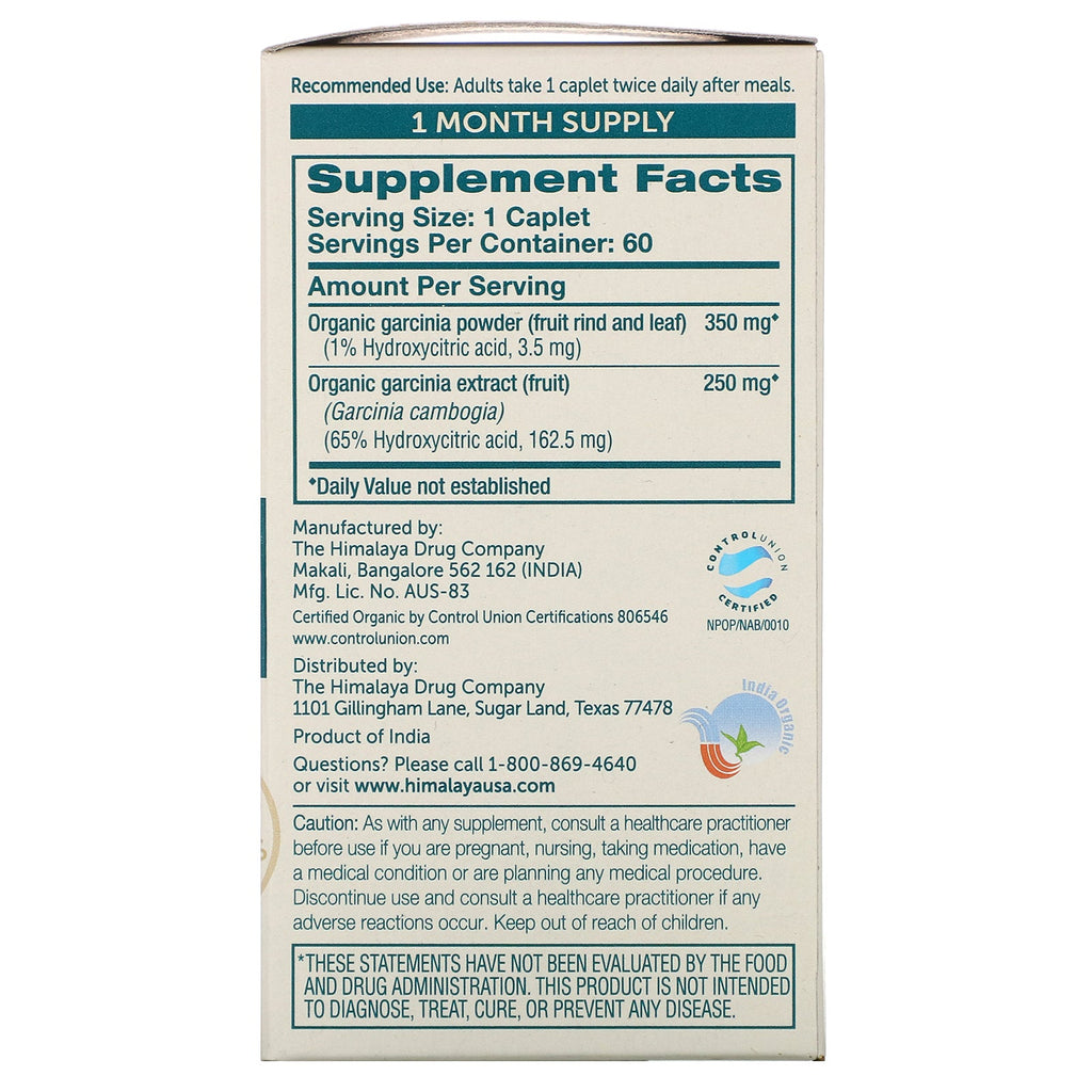 Himalaya, Garcinia, 60 kapletter