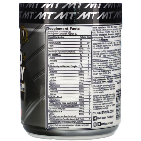 Muscletech, Platinum Amino Plus Energy, Watermelon, 10.15 oz (288 g)