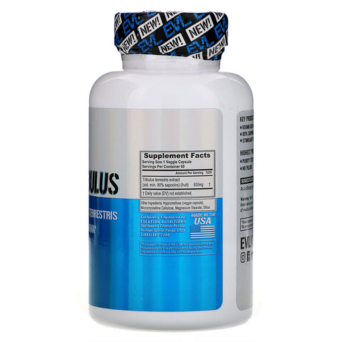 EVLution Nutrition, 100% Tribulus, 60 Veggie Capsules