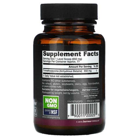 Jarrow Formulas, Cristales TMG, 50 g (1,76 oz)