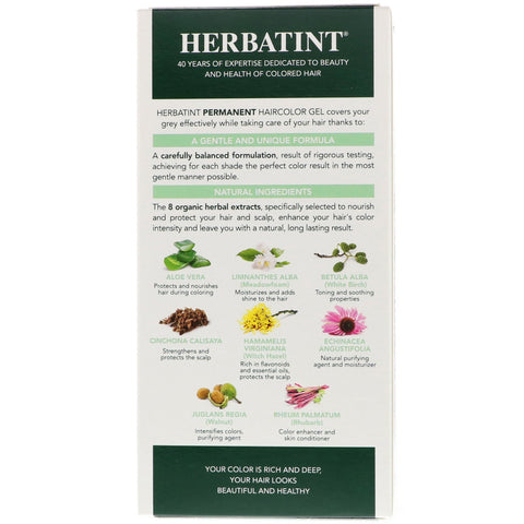 Herbatint, Permanent Haircolor Gel, 6C, Dark Ash Blonde, 4.56 fl oz (135 ml)