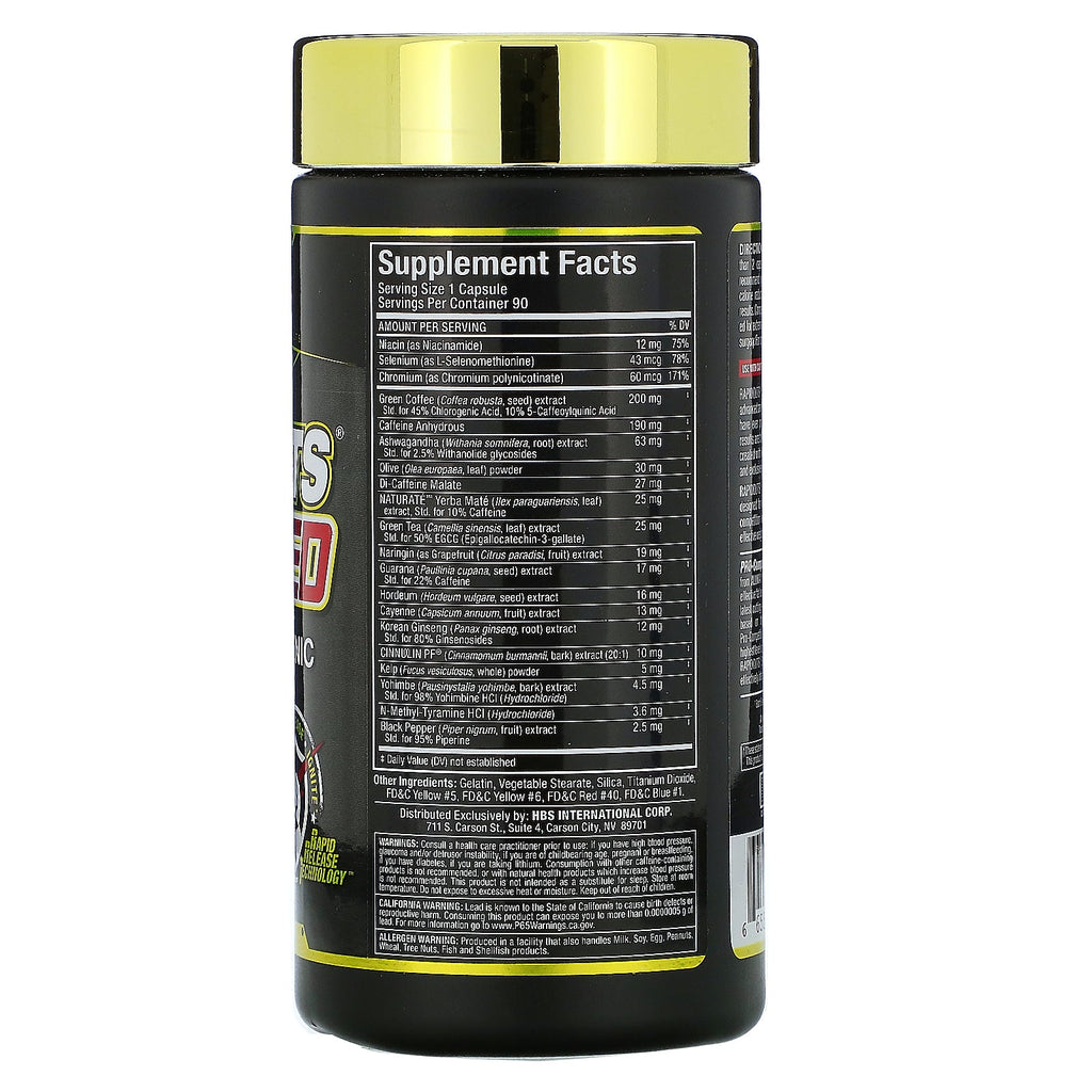 ALLMAX Nutrition, Rapidcuts Shredded, A True All-In-One Fat Burner, 90 Capsules