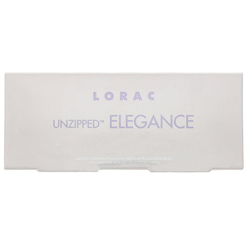 Lorac, Unzipped Elegance Eye Shadow Palette with Dual-Ended Brush, 0.37 oz (10.5 g)