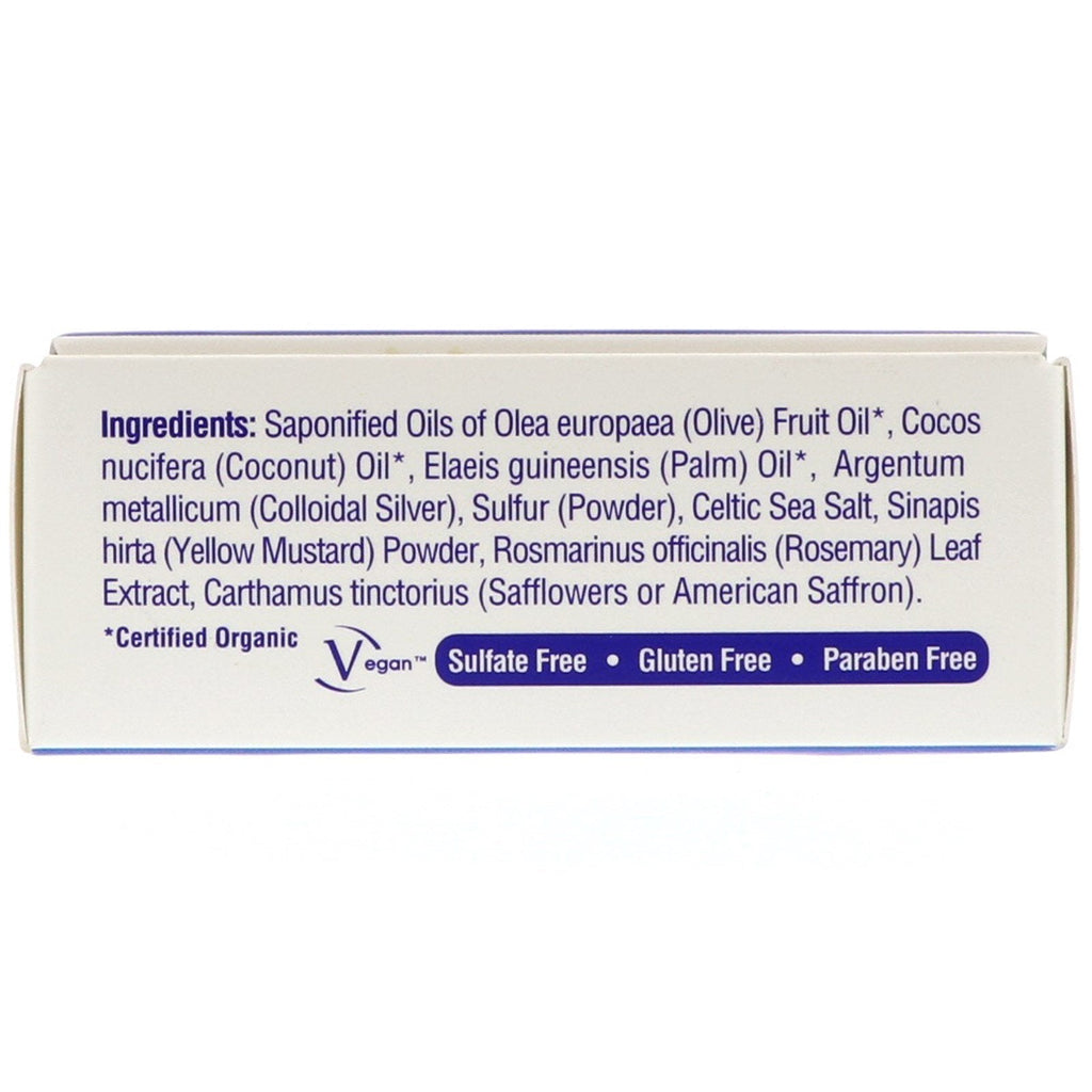 Heritage Store, Hot Springs Svovl håndlavet sæbe, 3,5 oz (100 g)