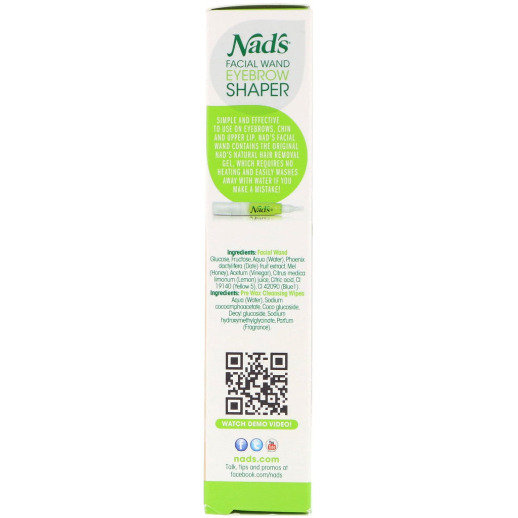 Nad's, Facial Wand Eyebrow Shaper, 0,2 oz (6 g)