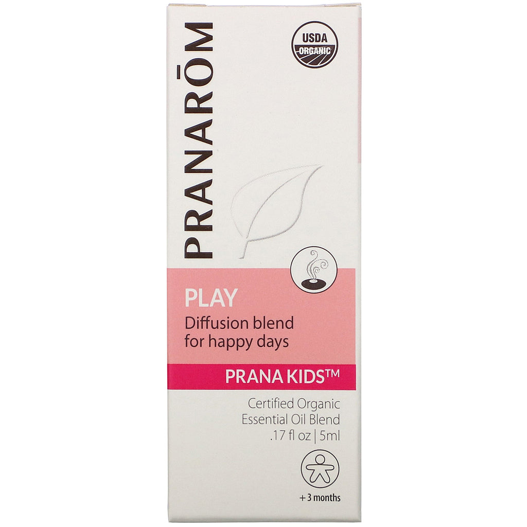 Pranarom, PRANA KIDS, Essential Oil, Play, +3 Months, .17 fl oz (5 ml)
