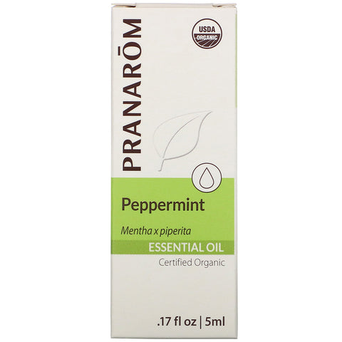 Pranarom, aceite esencial, menta, 5 ml (0,17 oz. líq.)