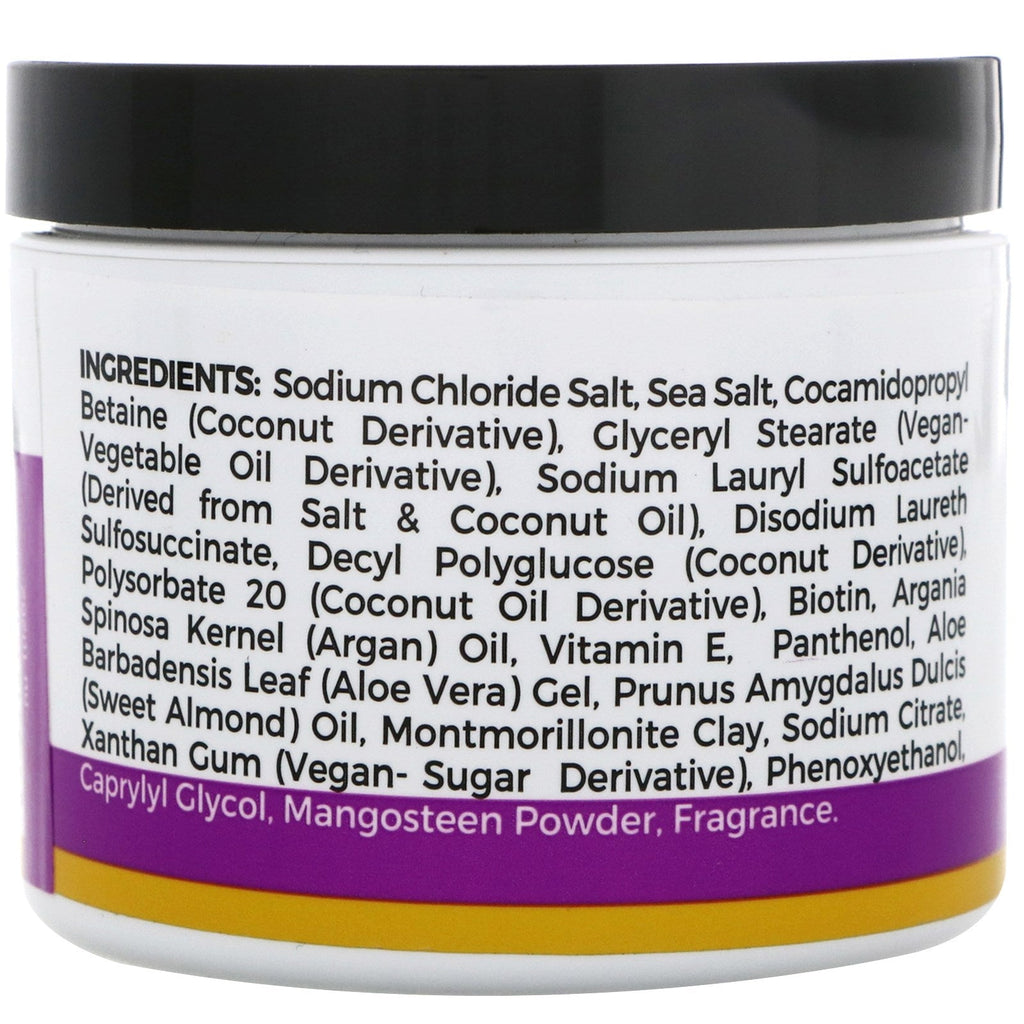 Zion Health, Adama, Deep Cleansing Scalp &amp; Hair Scrub, Vanilla Coconut, 4 oz (113 g)