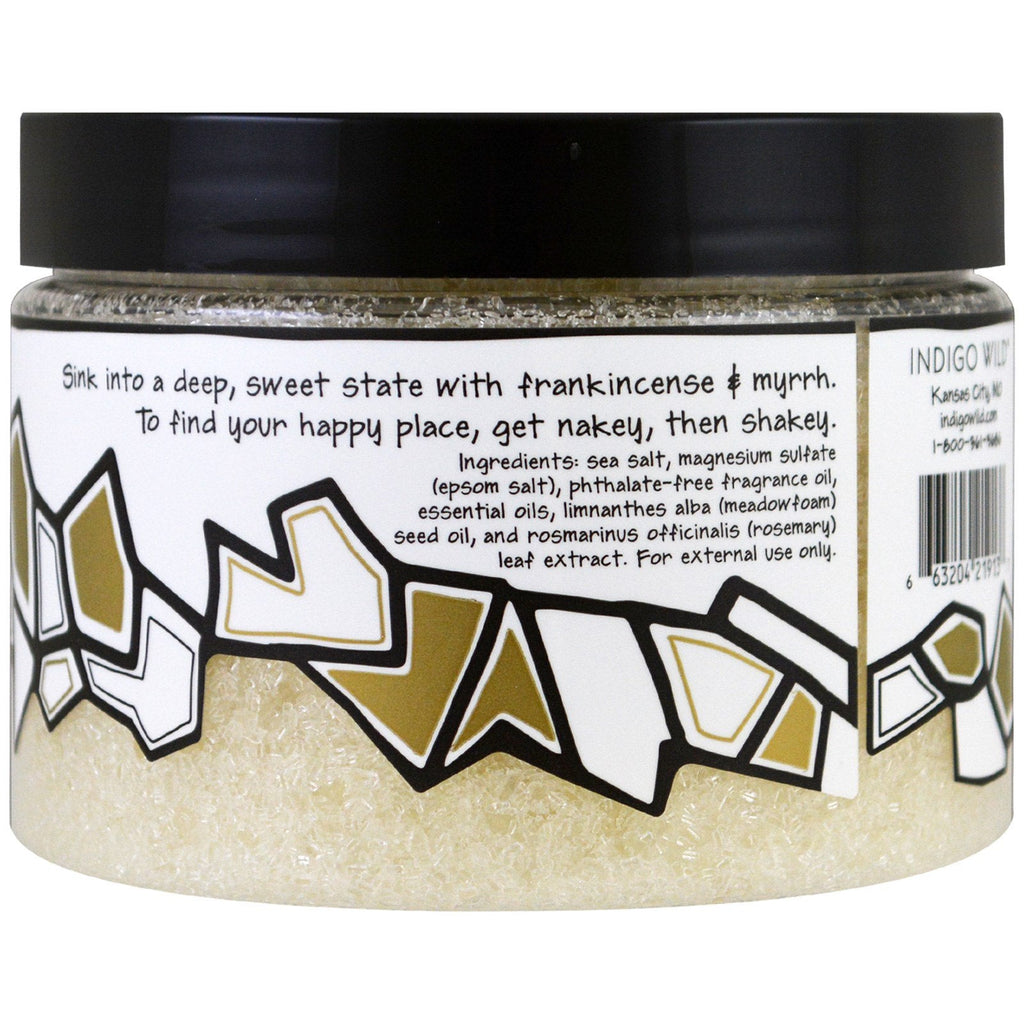 Indigo Wild, Zum Tub, Epsom &amp; Sea Salts, Frankincense &amp; Myrra, 12 oz (340 g)
