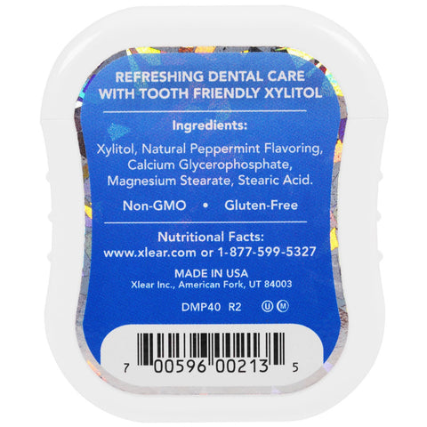 Xlear, Spry Gems, Mints, Pebermynte, 40 Count, 25 g