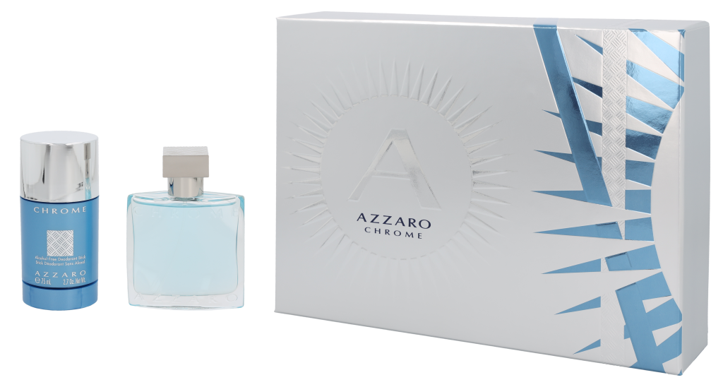 Azzaro krom gavesæt 125 ml