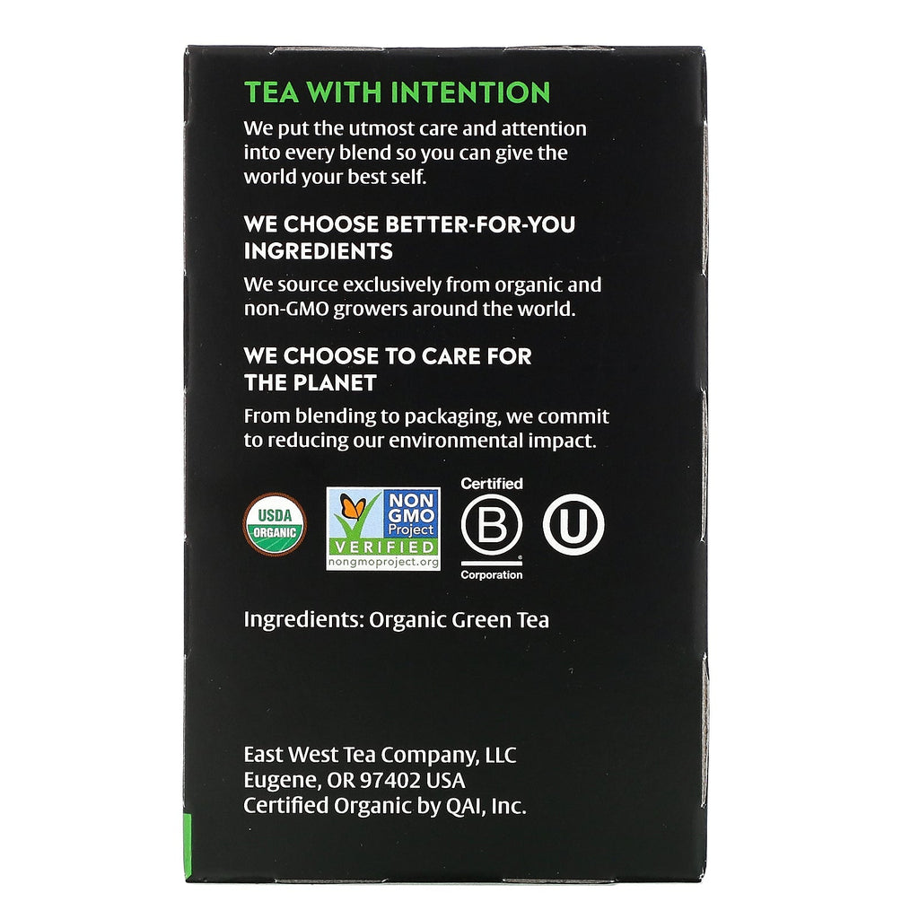 Choice Teas, té verde, verde japonés, 16 bolsitas de té, 26 g (0,92 oz)