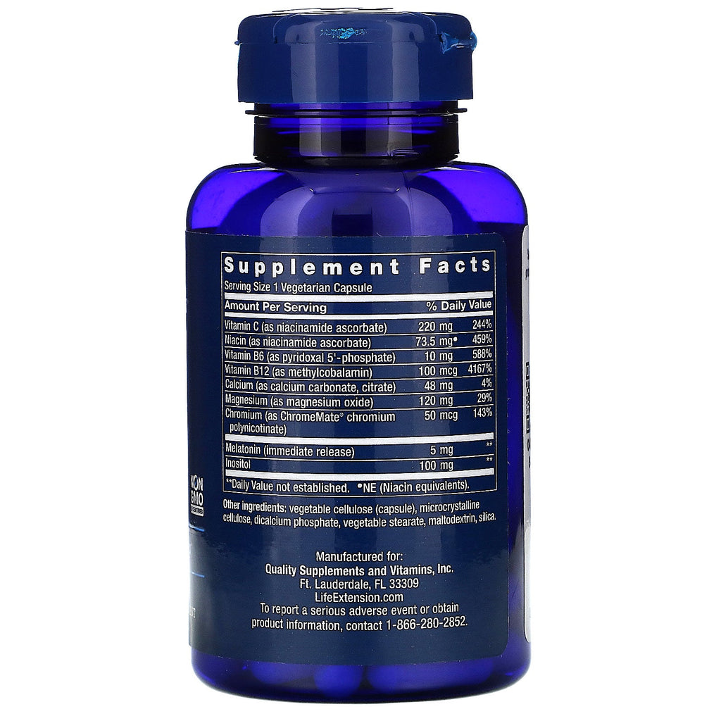 Life Extension, Quiet Sleep, Melatonin, 5 mg, 60 Vegetarian Capsules