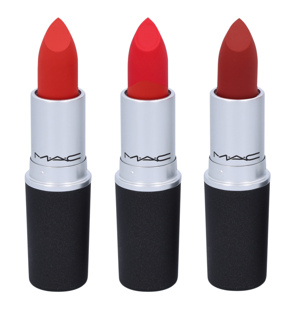 Set trío de barras de labios MAC Powder Kiss 9 g
