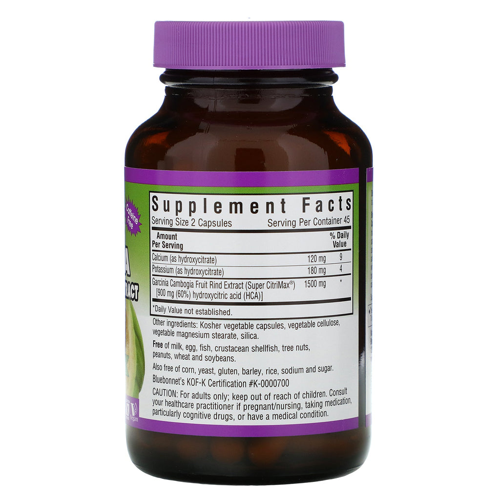 Bluebonnet Nutrition, Super Fruit, Garcinia Cambogia Fruit Rind Extract, 90 Vegetable Capsules
