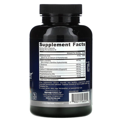 Jarrow Formulas, Neuro Optimizer, 120 kapsler