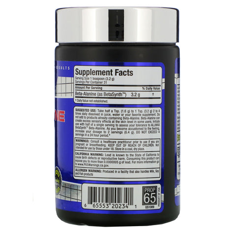 ALLMAX Nutrition, Beta-Alanine, 100 g, 3.53 oz (100 g)