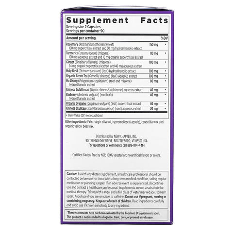 New Chapter, Zyflamend, 180 Vegetarian Capsules