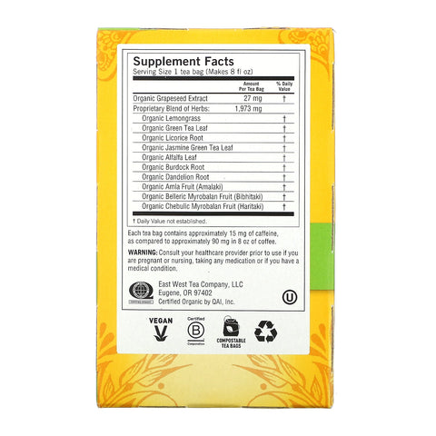 Yogi Tea, Té verde súper antioxidante, 16 bolsitas de té, 32 g (1,12 oz)