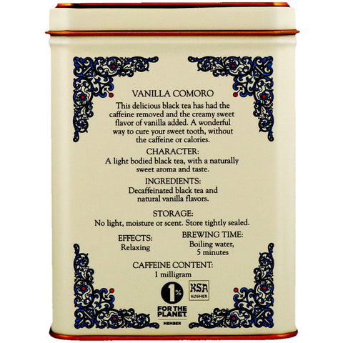 Harney & Sons, HT Tea Blend, Vanilla Comoro Tea, 20 teposer, 1,4 oz (40 g)