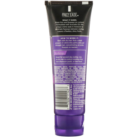 John Frieda, Frizz Ease, Arma secreta, Crema de retoque, 4 oz (113 g)