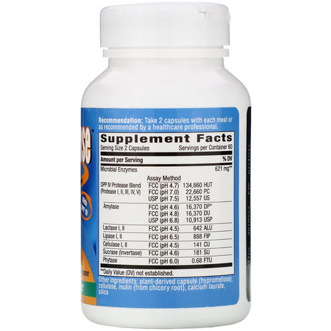 Nature's Way, Defensa del gluten con DPP IV, 120 cápsulas veganas