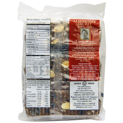 Galletas Almondina, Choco, Almendras y Chocolate, 4 oz (113 g)