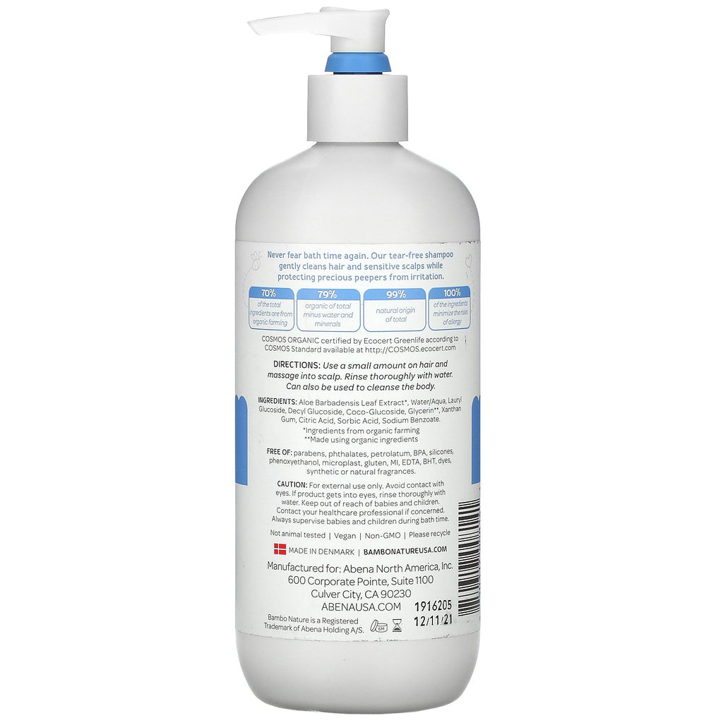 Bambo Nature, Tear Clear Baby Shampoo, 16.9 fl oz (500 ml)