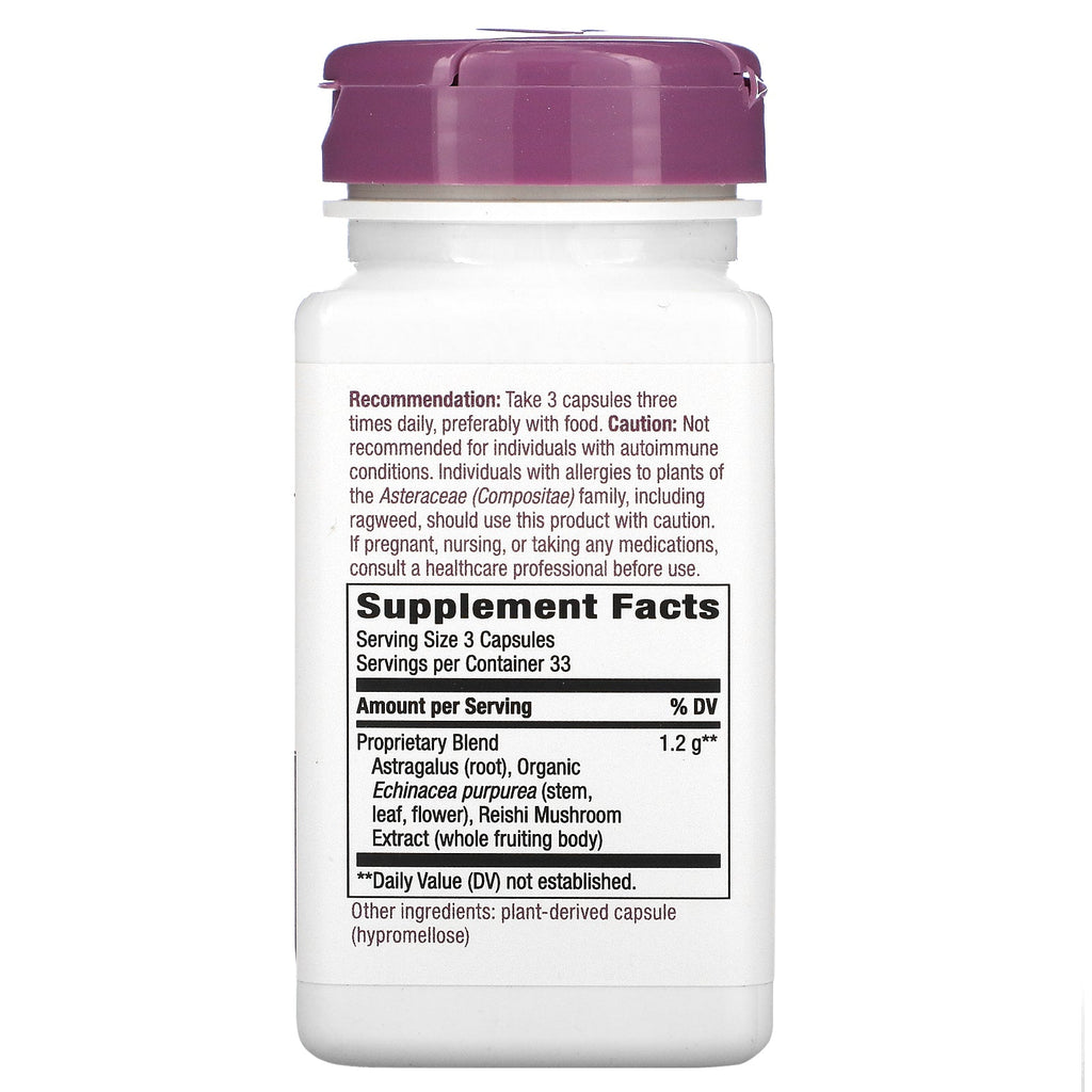 Nature's Way, Echinacea Astragalus & Reishi, 1,200 mg, 100 Vegan Capsules