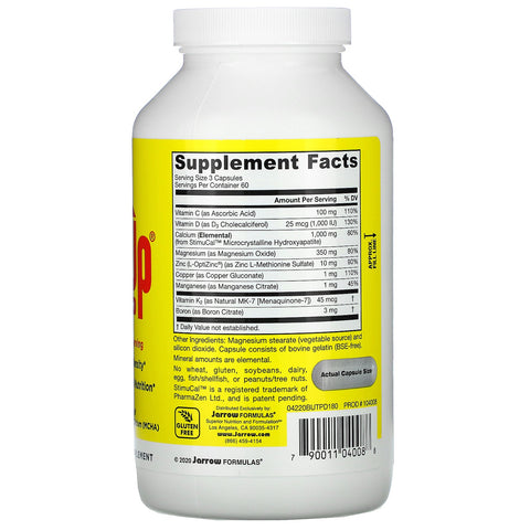 Jarrow Formulas, Bone-Up, 180 Capsules