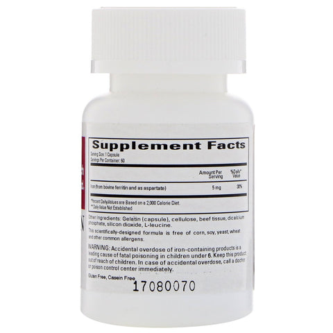 Cardiovascular Research, Ferritin, 5 mg, 60 Capsules