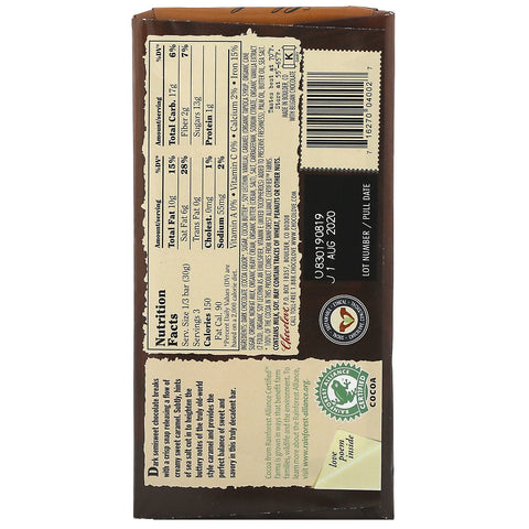 Chokolove, chokoladefyldt saltkaramel i mørk chokolade, 55 % kakao, 90 g (3,2 oz)