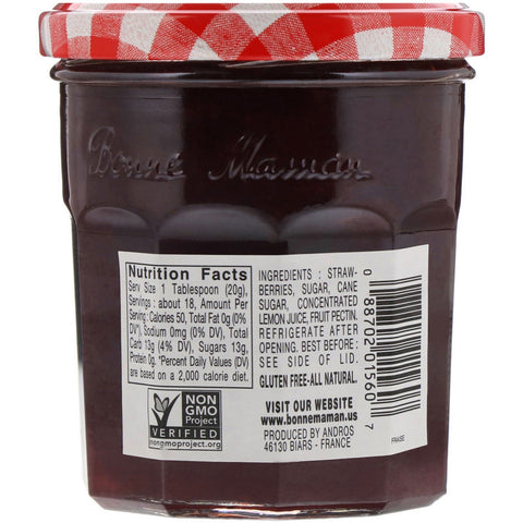 Bonne Maman, conservas de fresa, 13 oz (370 g)