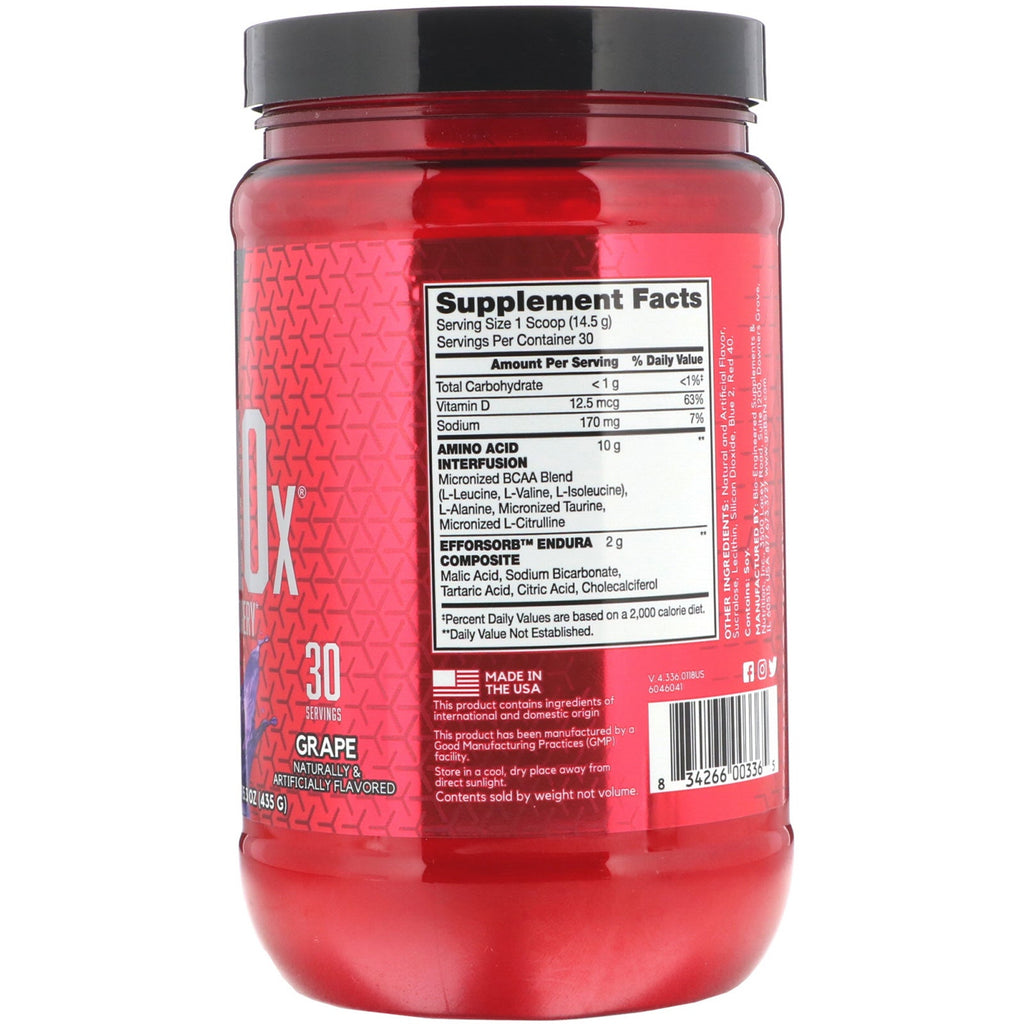 BSN, AminoX, Endurance & Recovery, Grape, 15.3 oz (435 g)