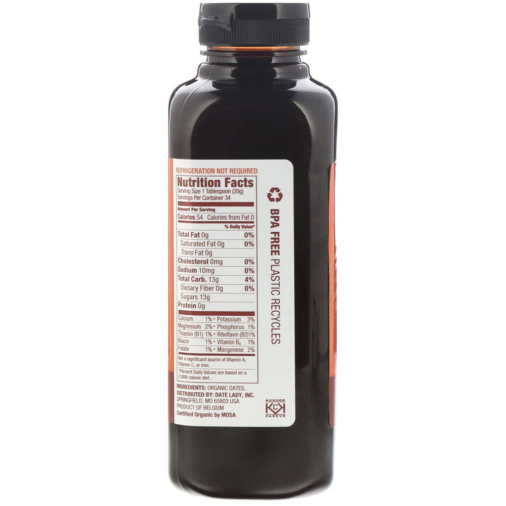 Date Lady, ren daddelsirup, 24 oz (680 g)