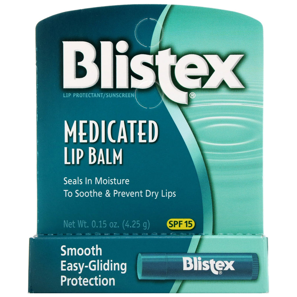 Blistex, Medicated Lip Balm, Lip Protectant/Sunscreen, SPF 15, .15 oz (4.25 g)